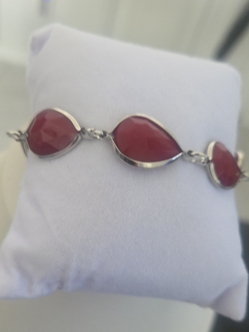 Paparazzi Reiny Days Red Bracelet NWT